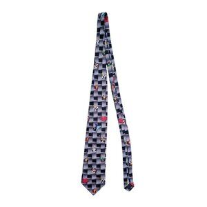 1998 Looney Tunes Mania Tie Bugs Bunny Taz Daffy Duck Sylvester Tweety Valentine